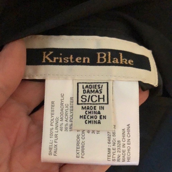 Faux fur leopard vest reversible - Picture 5 of 8